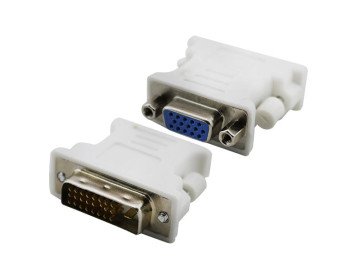 Adapter DVI-D /24+1/ DVI male TO VGA DB15  female