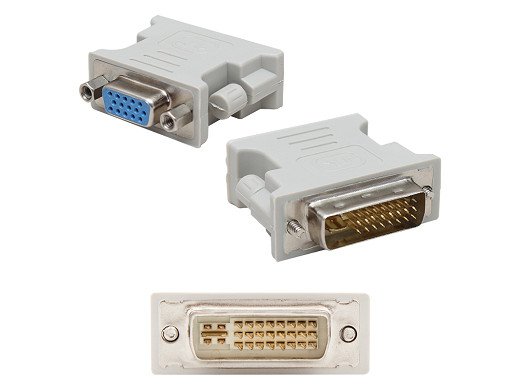DVI мъжки към VGA женски DVI конвертор