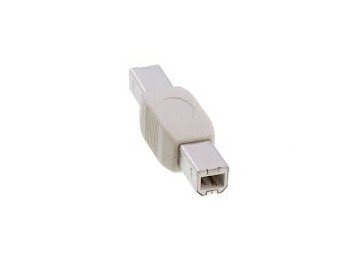 Adapter USB 2.0 type B male to USB 2.0 type B male