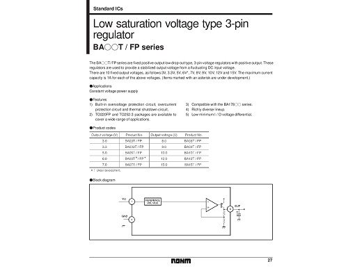 Интегрална схема BA33BC0T TO-220F