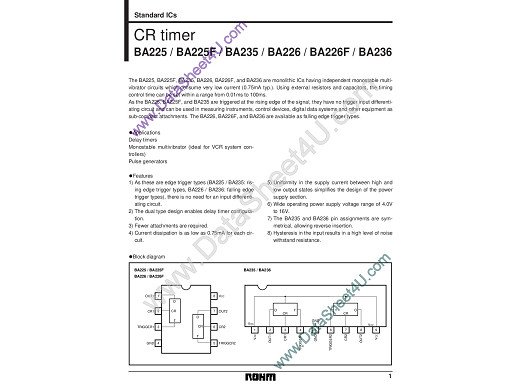 Интегрална схема  BA225