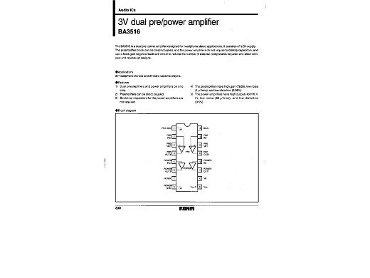 Интегрална схема  BA3516F-SMD