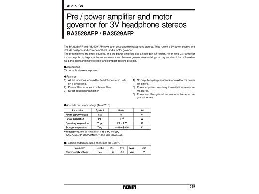 Интегрална схема  BA3528FP   SMD