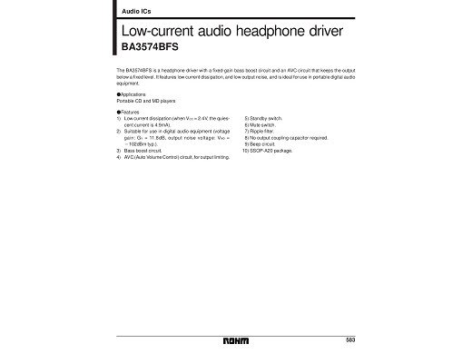 Интегрална схема  BA3574BFS