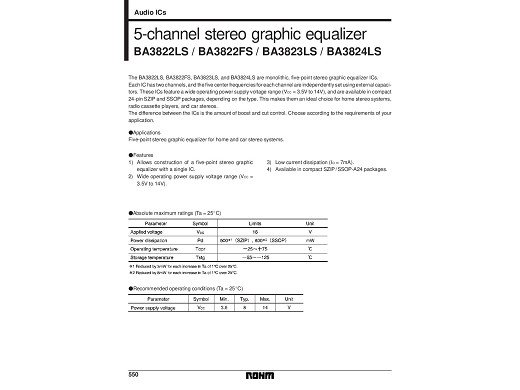 Интегрална схема  BA3822LS