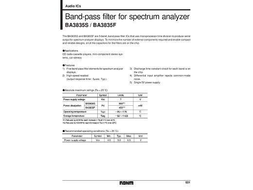 Интегрална схема  BA3835S