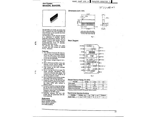 Интегрална схема  BA4234L