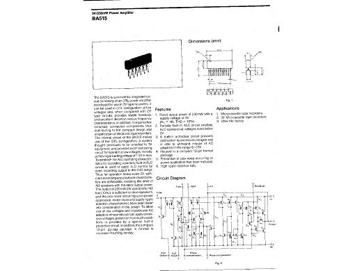 Интегрална схема  BA515