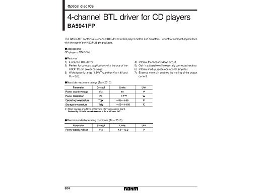 Интегрална схема  BA5941FP-SMD