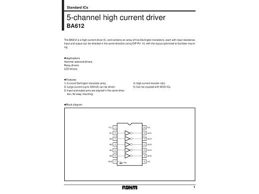 Интегрална схема  BA612 DIP