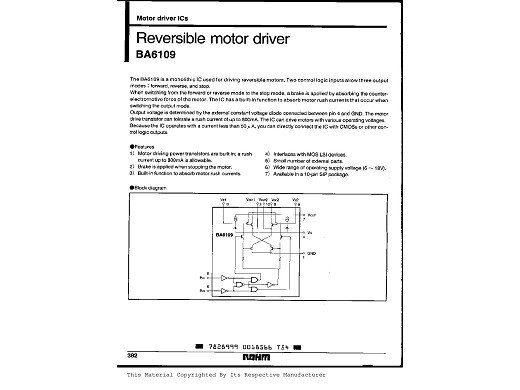Интегрална схема  BA6109