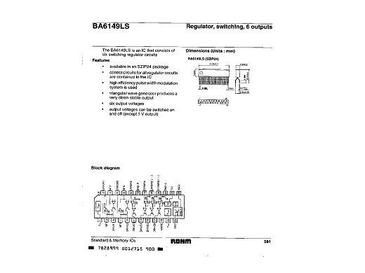 Интегрална схема  BA6149LS