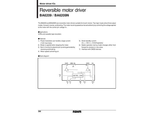 Интегрална схема  BA6209 SIL-10
