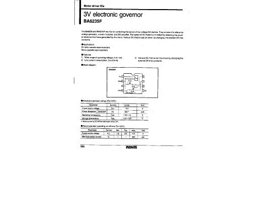 Интегрална схема  BA6235