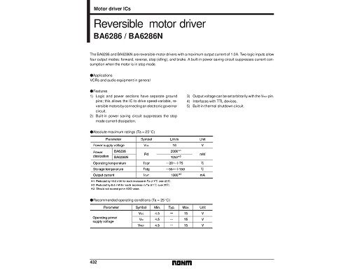 Интегрална схема  BA6286N