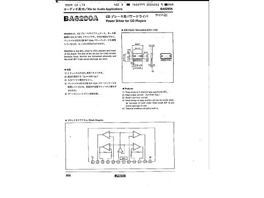 Интегрална схема  BA6290A