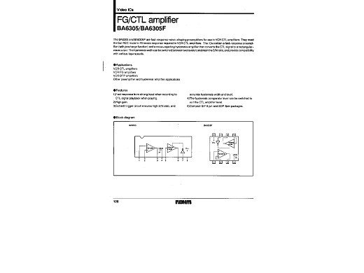 Интегрална схема  BA6305