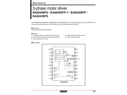 Интегрална схема  BA6840FP