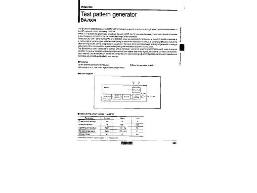 Интегрална схема  BA7004