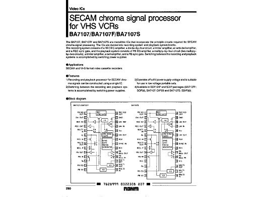 Интегрална схема  BA7107