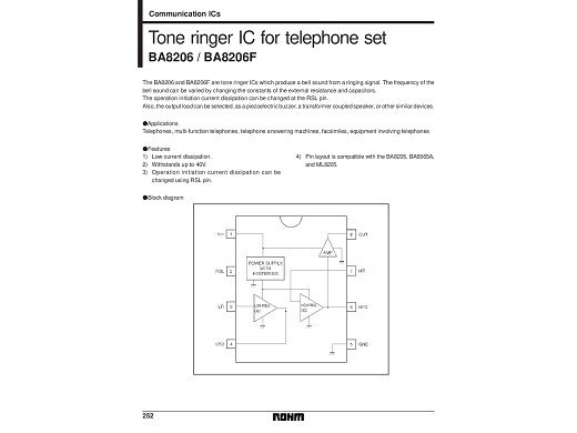 Интегрална схема  BA8206