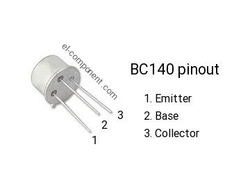 Транзистор BC140 TO-39