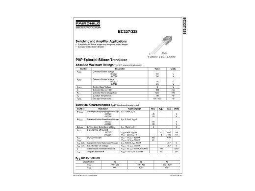 Транзистор BC328-25 TO-92