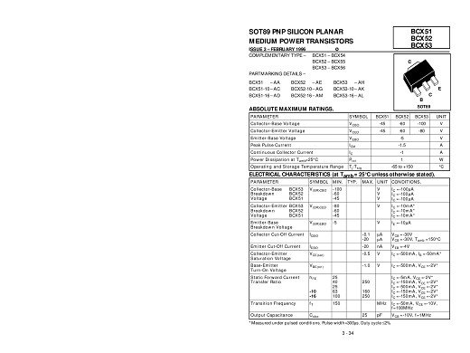 Транзистор BCX53-16