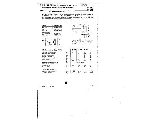 Tранзистор BD875=2T7875 TO-126