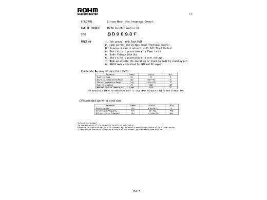 Интегрална схема BD9893F SOP-16