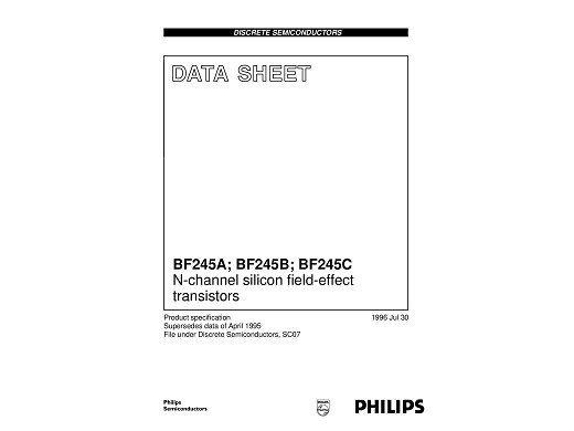 Транзистор BF245B TO-92