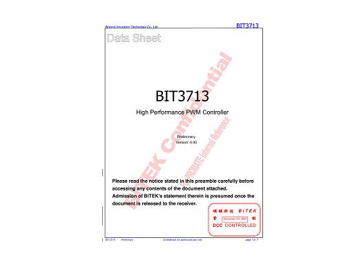 Интегр. схема BIT3713 SO-16
