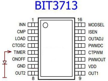 Интегр. схема BIT3713 SO-16