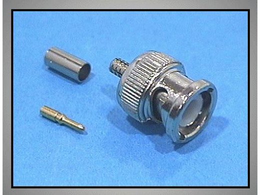 BNC щепсел кримпващ 50Ohm (RG174)