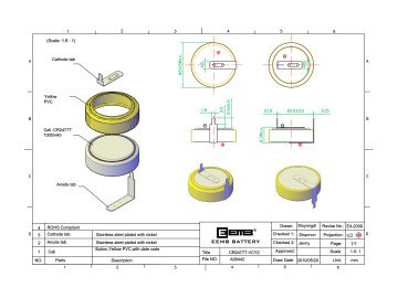 Батерия BP CR2477 3V Lithium С КРАЧЕТА