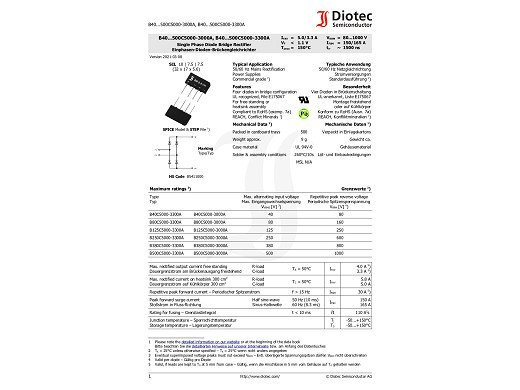 Грец 800V 5A B380C5000B-3300