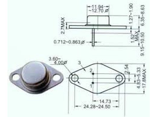 Тиристор BT120 TO-66