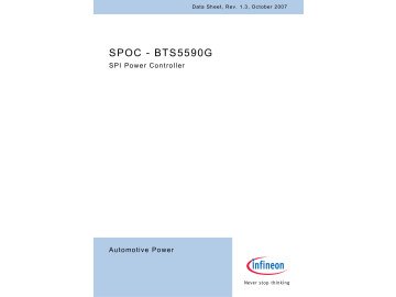 Интегрална схема  BTS5590G PGDSO-36