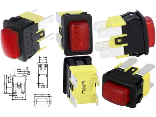 Бутон  PS5-210-PG-BR-S