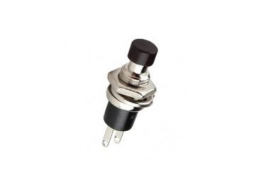 BUTTON M7 Black 0.5A Non-holding