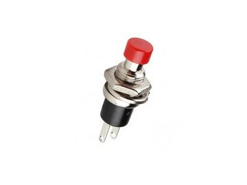 BUTTON M7 Red 1A Non-holding NO