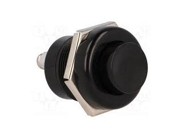 BUTTON RED AUTO OFF-(ON) 12V 10A A25B
