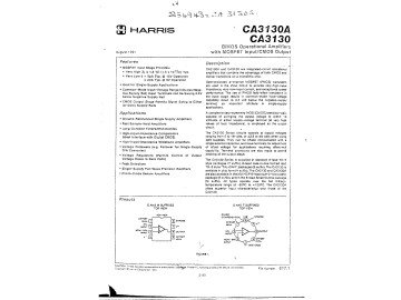 Интегрална схема  CA3130EZ
