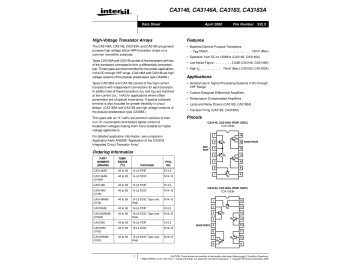 Интегрална схема  CA3146E