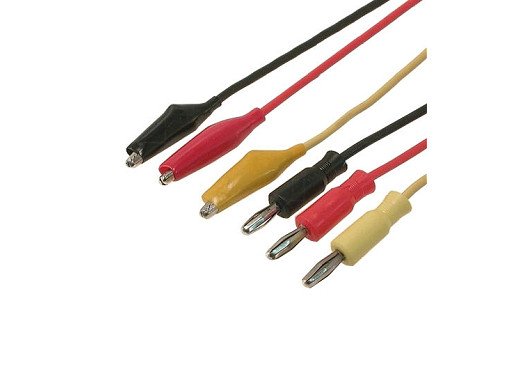 CABEL КАБЕЛ ЦИФРОВ УРЕД БАНАН ЩЕКЕР/КРОКОДИЛ