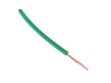 Зелен кабел за оборудване 0.15 mm², 26 AWG, 39/0.07 mm, 100 м, PVC изолация