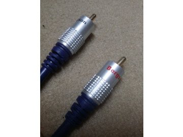 CABLE 2/2RCA BLUE 5m
