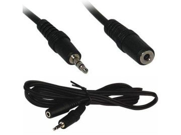 CABLE 3.5/3.5 stereo jack male-female 10m