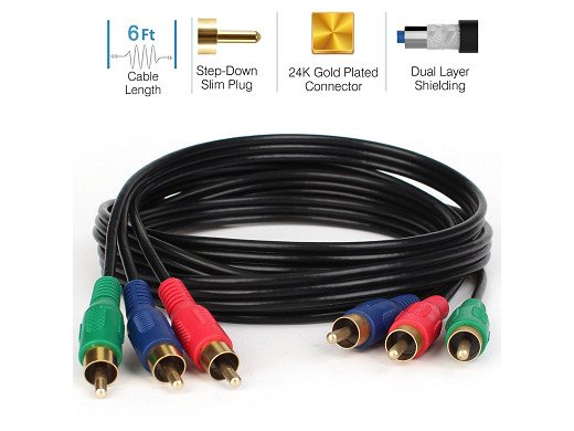 Кабел 3/3RCA CABLE 1.8m