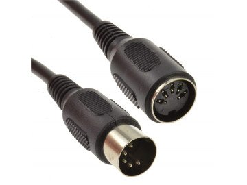 CABLE 5 DIN female- 5 DIN male 180'  3m